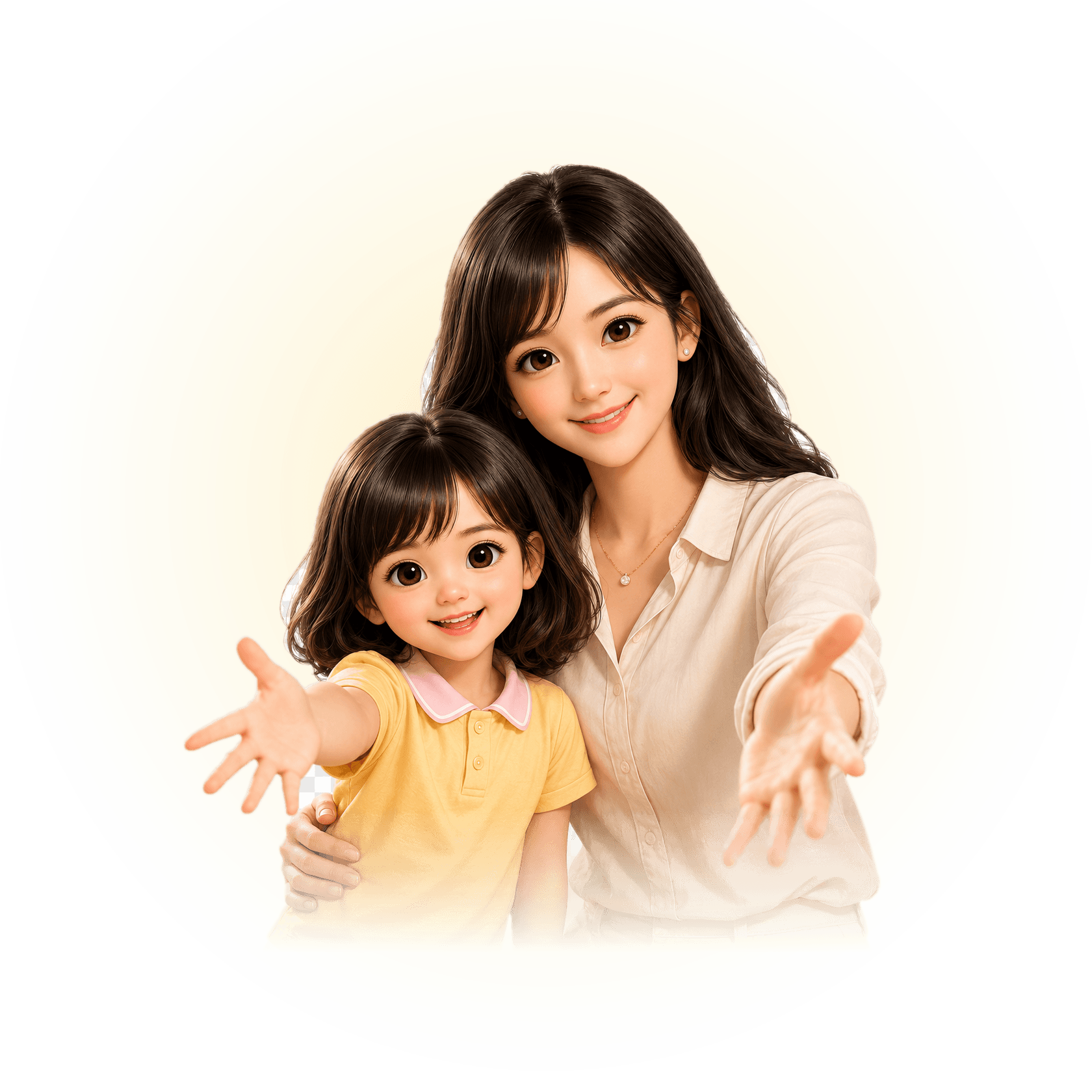 Mẹ và bé học tiếng Anh cùng nhau